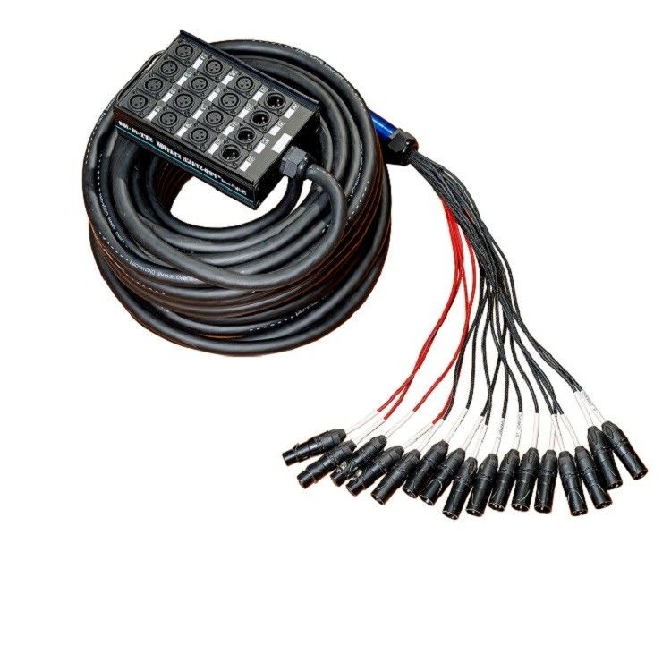 20 Channel Snake Cable Low Profile XLR Send Circuit Board XLR Splitter 100 kaki