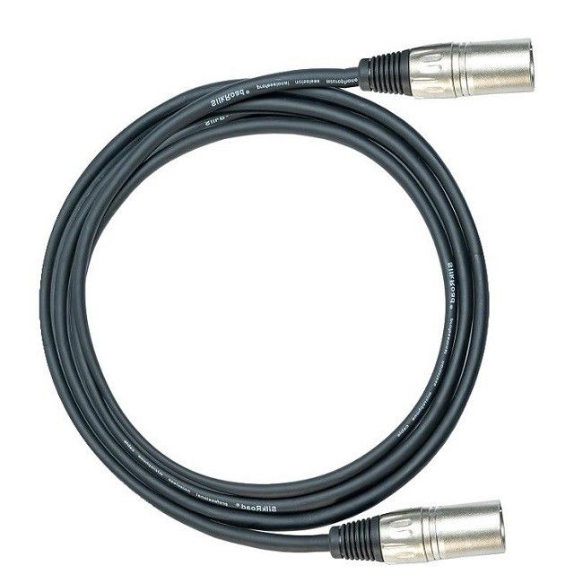3 Pin XLR Kabel Mikrofon Pria ke Wanita Mikrofon Cord Hitam XLR Kabel