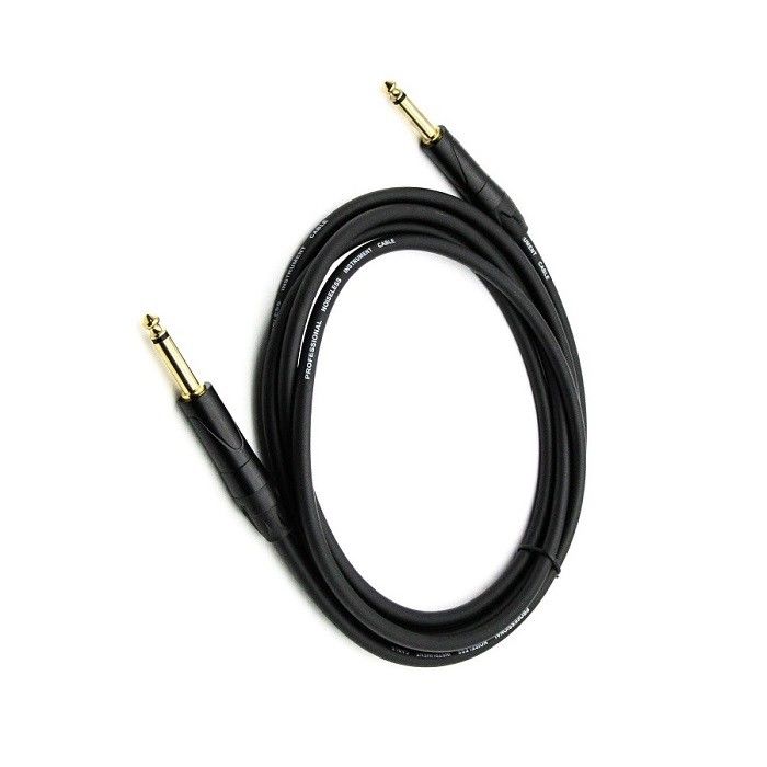 1/4 inci lurus ke lurus kabel gitar 10ft 20ft 30ft OFC Conductor Tembaga
