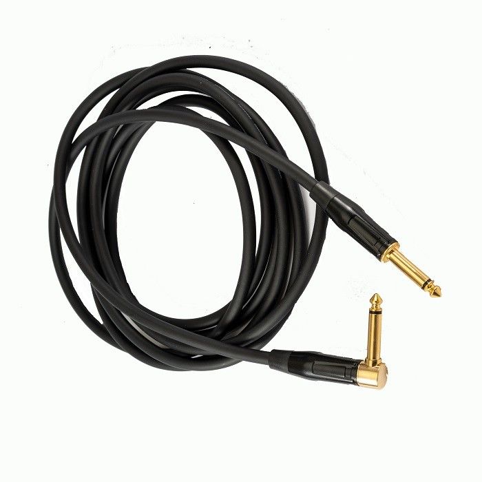 Helical Shielding Guitar Audio Cable Instrument Bass AMP Cord Untuk Electric Mixer Tepat Ke Sudut