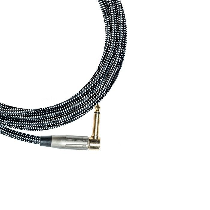 100% OEM Gitar Kabel Instrumen Patch Kabel Tweed Kain Langsung Ke Sudut Amp Kabel