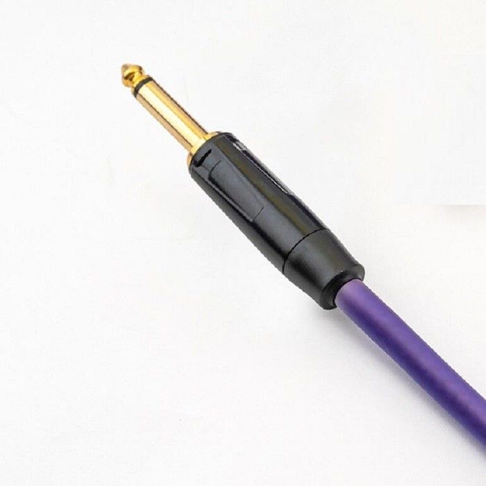 Bass Guitar Audio Kabel Instrumen Kabel Untuk Electric Bass 1/4 Inch Straight Amp Cord Guitar Kabel