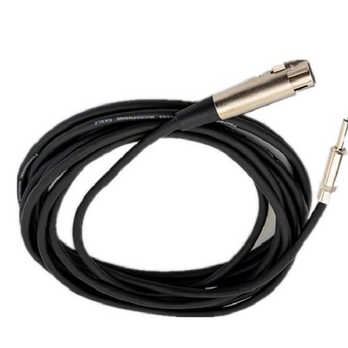 Xlr ke Xlr Kabel Mikrofon 1/4 Inch 10 Feet XLR Kabel Pria ke Wanita Kabel Mikrofon