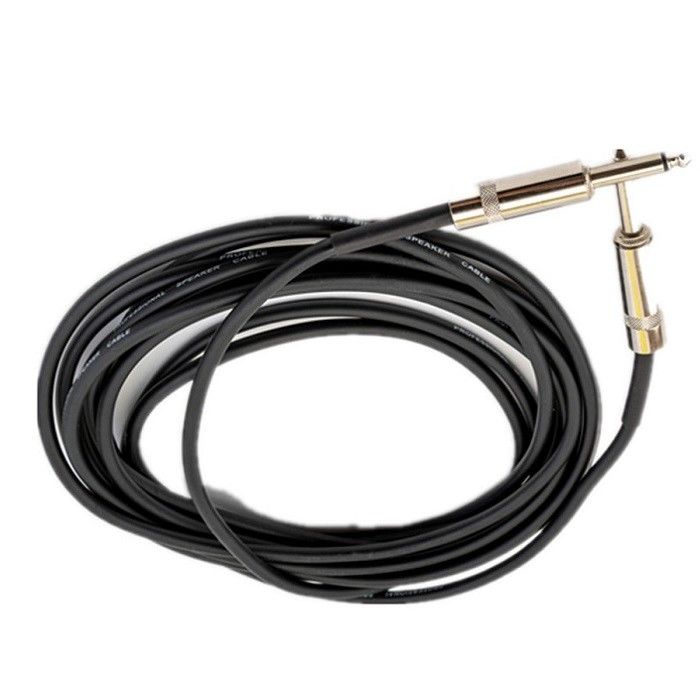 1.0SQ Kabel Speaker DJ 10ft 16 Gauge 1/4 Inch hingga 1/4 Inch Kabel Audio 6.35mm
