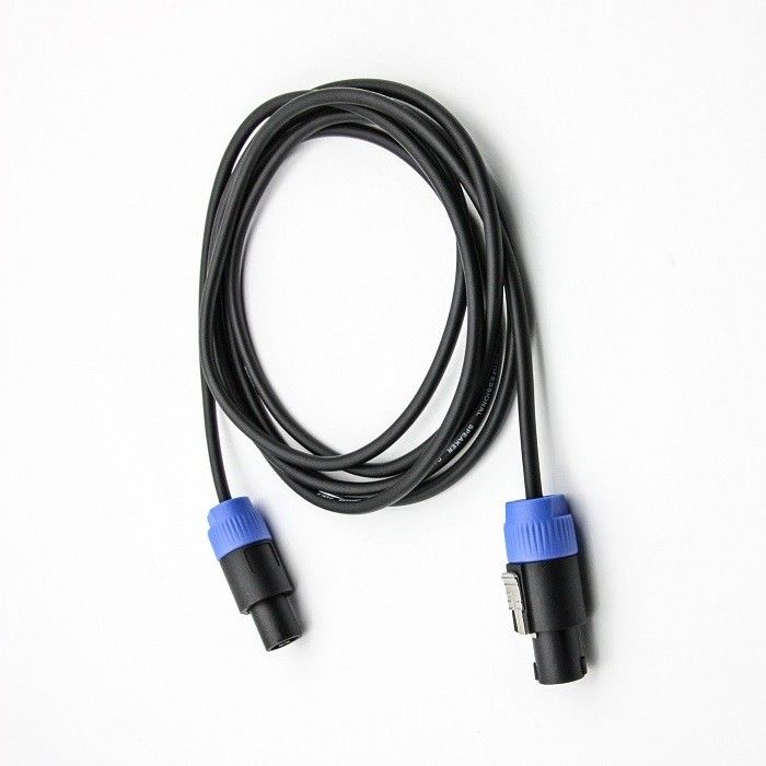 12 AWG Pure Copper Speakon Connector Wiring 2.5 SQ Speaker PA Patch Cable DJ Wires Untuk Amp 10.1mm