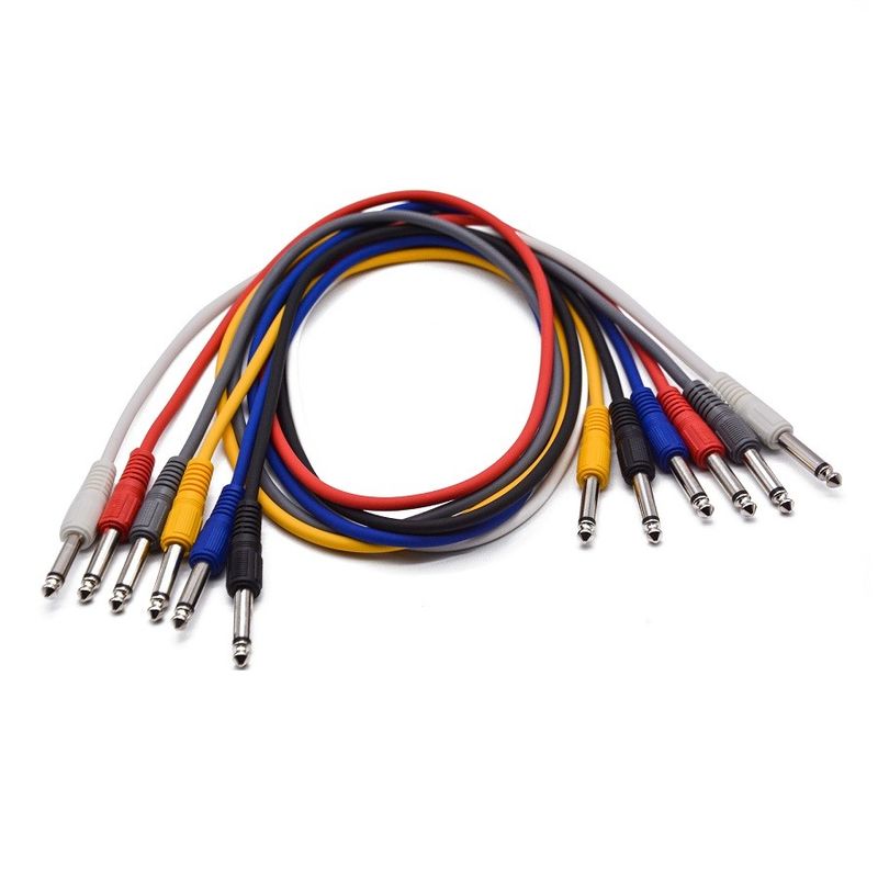 Colored Long Patch Cable Guitar Straight to Straight Effect Kabel Kabel