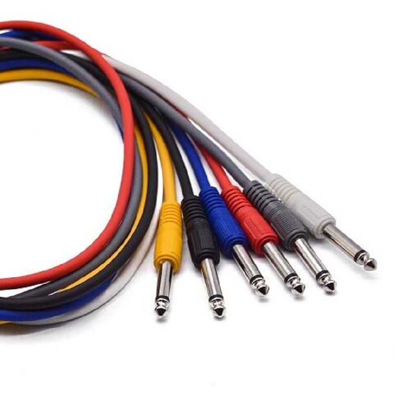 Colored Long Patch Cable Guitar Straight to Straight Effect Kabel Kabel