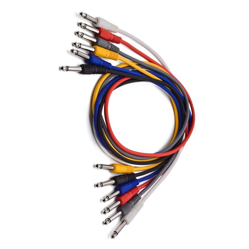 Gitar Pedal Jumper Kabel Merah Kuning 1/4 