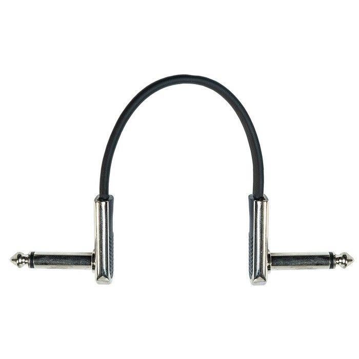 6.35mm Efek Nikel Kanan Pedal Memimpin Kabel Instrumen 2 Pcs Paket Bass Patch Kabel