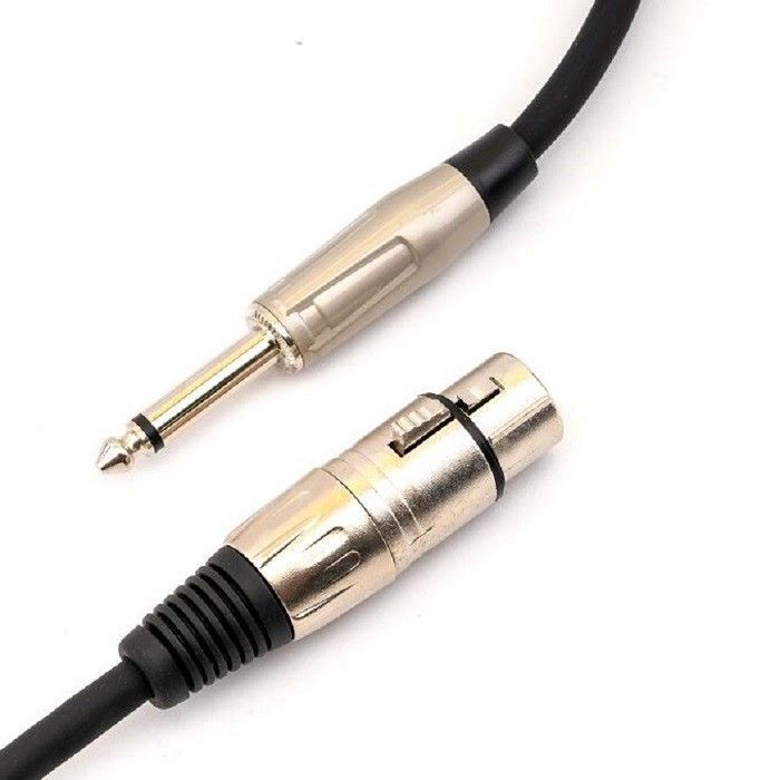 1/4 Inch Condenser Mic Xlr Kabel 10 Ft 3pin Kabel Xlr Berwarna XLR Ke 6.35mm AWG22
