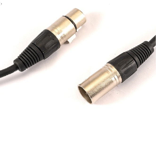 Kabel Mikrofon XLR Hitam Pria ke Wanita Mikrofon Cord Led Untuk Microphone Mixer