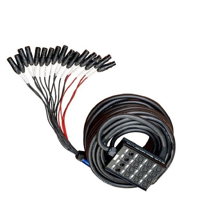 100ft 24 Channel Audio Snake Kabel XLR Send Board Snake Kabel XLR Splitter Kabel