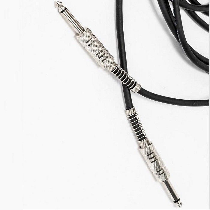 5.5mm Speaker Audio Kabel 1/4 Inch Kabel 6.35mm lurus Hitam Rodum Speaker Kabel