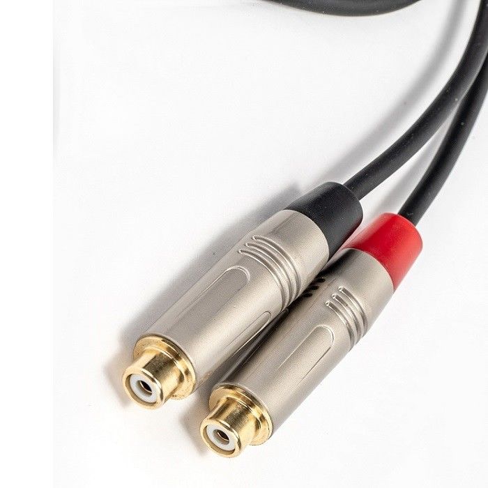 Audio Y Splitter Kabel 3.5mm Stereo Untuk Dual RCA Untuk Speaker Mixer