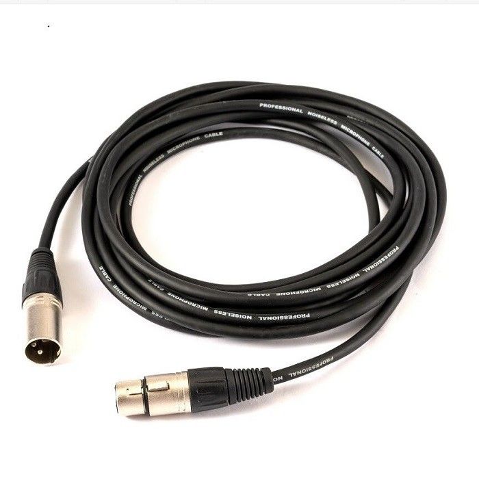 10 kaki XLR Pria ke Wanita Mikropon Kabel Mikropon Cord Untuk Mixer