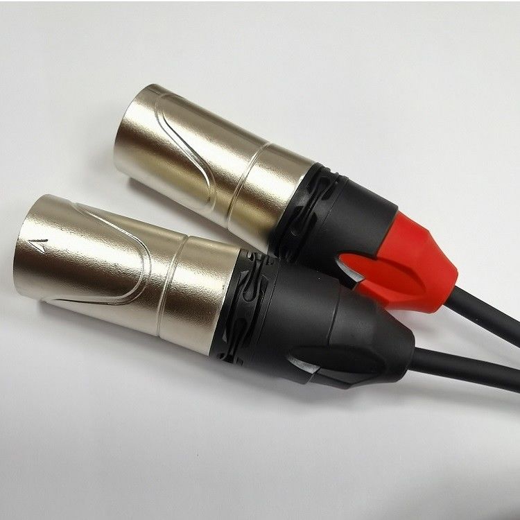 DAC C ke Dual XLR Male Audio Cable Y Splitter Dibangun dalam Chip DAC yang Kuat